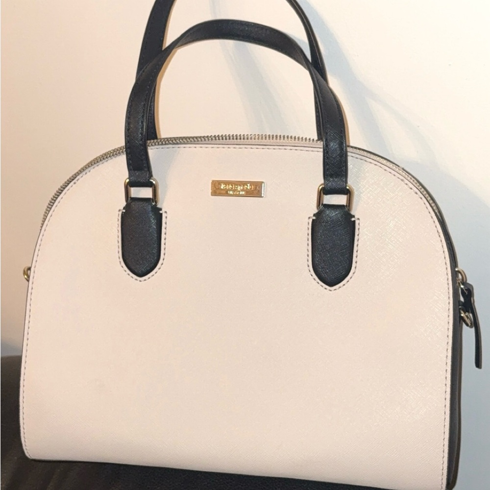 *BRAND NEW* KATE SPADE Black and Cream Satchel
